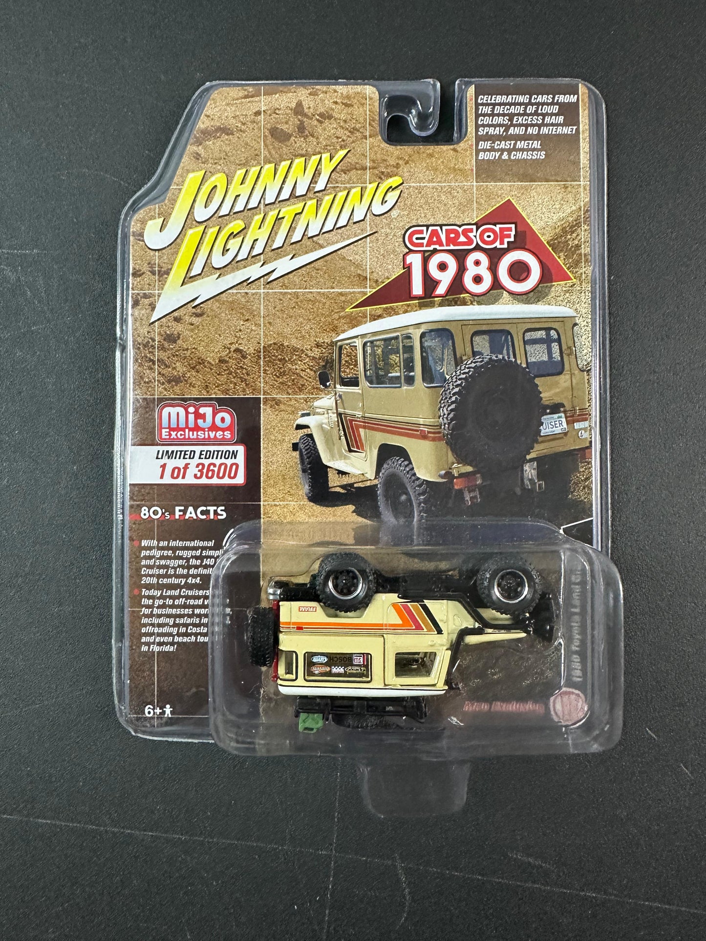 ERROR VVHTF Johnny Lightning 1980 Toyota Land Cruiser Beige 1:64