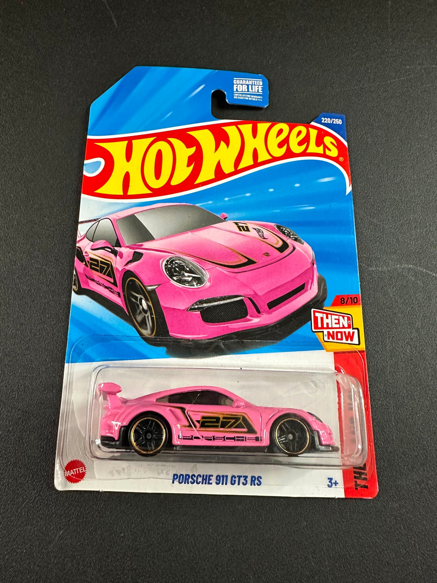 Hot Wheels Porsche 911 GT3 RS Pink 27 1:64