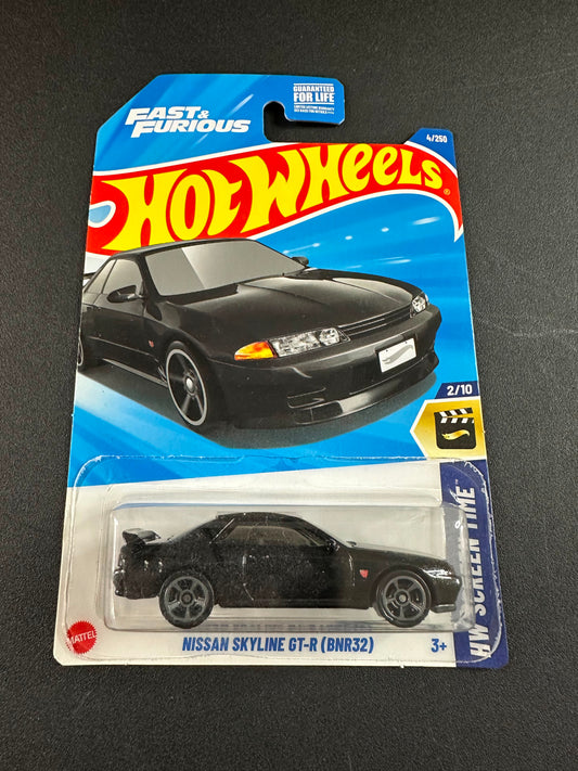 Hot Wheels Fast & Furious Nissan Skyline GTR BNR32 Black 1:64