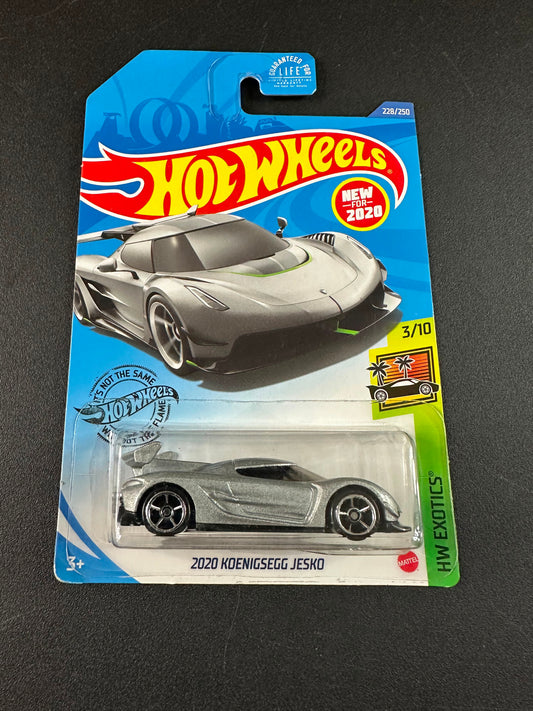Hot Wheels 2020 Koenigsegg Jesko Silver 1:64