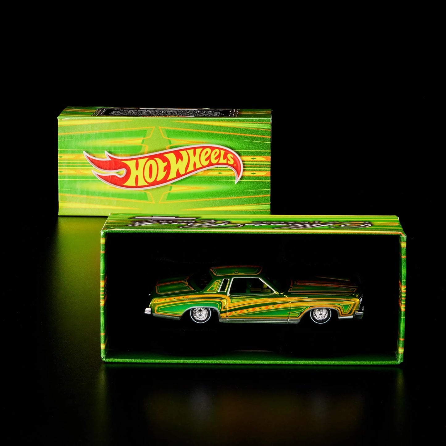 Hot Wheels RLC 2023 1975 Chevrolet Monte Carlo Green Lowriders 1:64