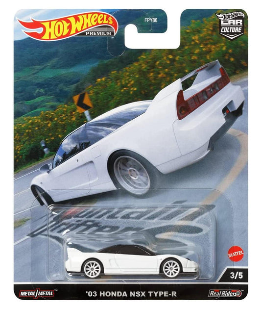 Hot Wheels Mountain Drifters 03 Honda NSX Type R White 1:64