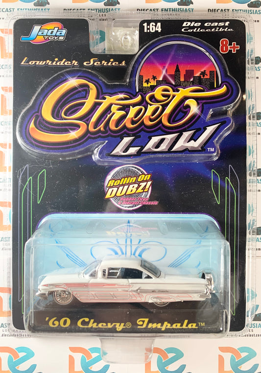 Jada Toys Street Low 60 Chevy Impala White 1:64