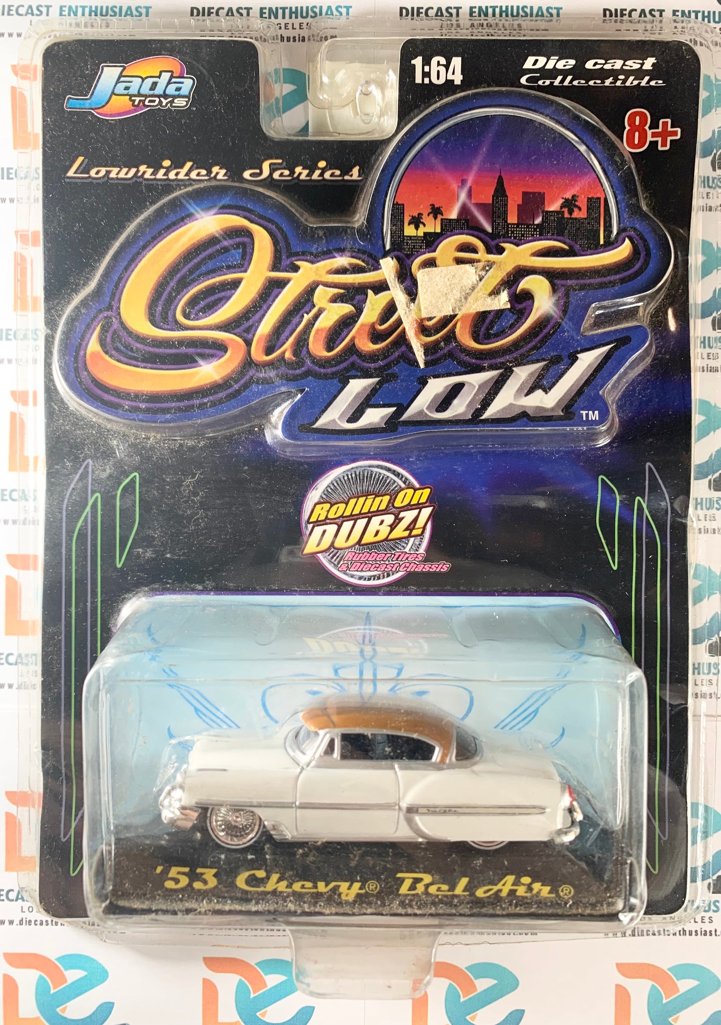 Jada Toys Street Low 53 Chevy Bel Air White 1:64