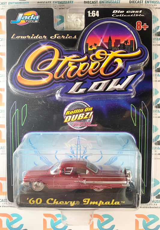 Jada Toys Street Low 60 Chevy Impala Red 1:64