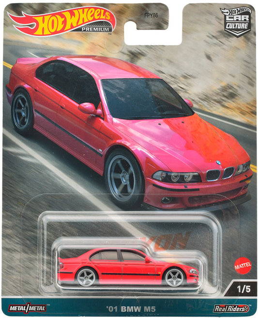 Hot Wheels Canyon Warriors 01 BMW M5 Red 1:64