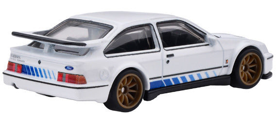 Hot Wheels Canyon Warriors 87 Ford Sierra Cosworth White 1:64