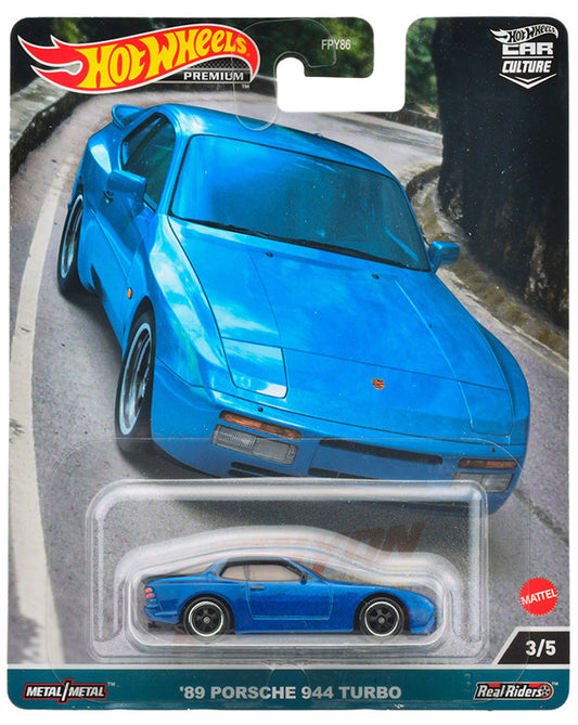 Hot Wheels Canyon Warriors 89 Porsche 944 Turbo Blue 1:64