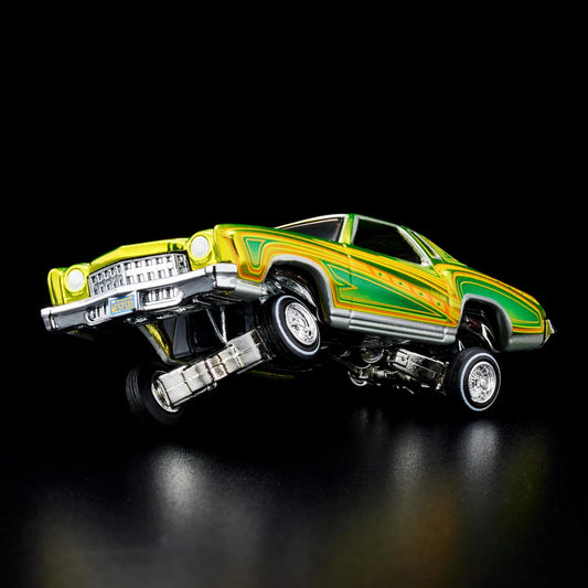 Hot Wheels RLC 2023 1975 Chevrolet Monte Carlo Green Lowriders 1:64