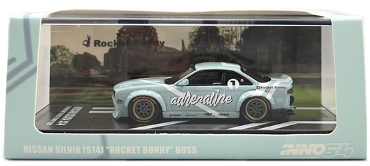 Inno64 Nissan Silvia 14 Rocket Bunny Boss Adrenaline 1:64