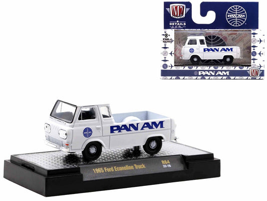 M2 Machines Auto Meets Release 64 1965 Ford Econoline Truck White Pan Am 1:64