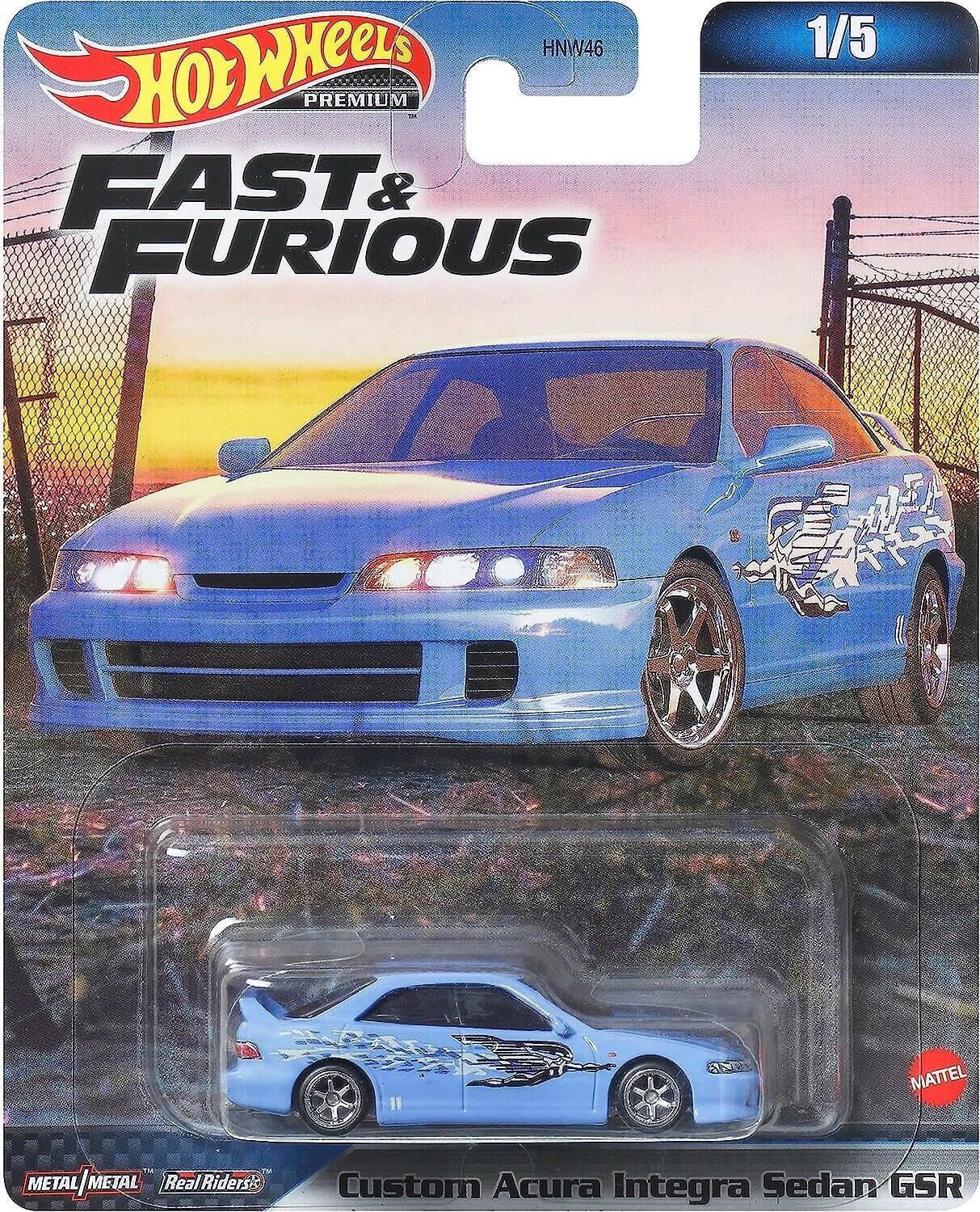 Hot Wheels 2023 Fast & Furious set of 5 1:64