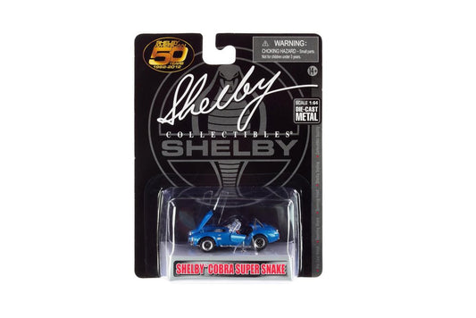 Shelby Collectibles Shelby Cobra Super Snake Blue 1:64