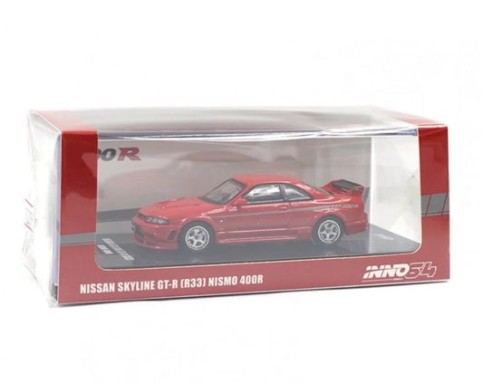 Inno64 Nissan Skyline GTR R33 Nismo 400R Super Clear Red II 1:64