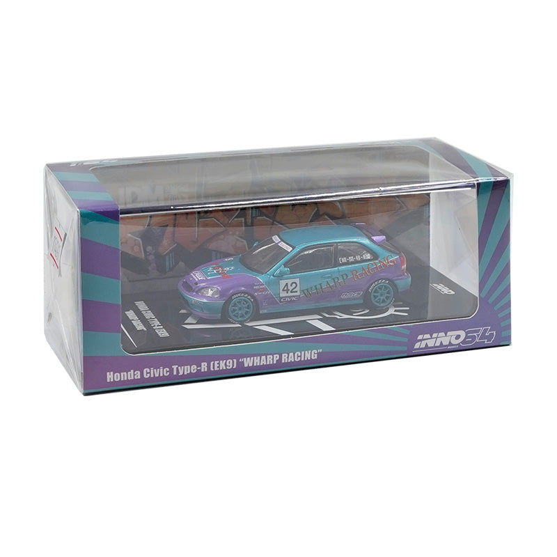 Inno64 Honda Civic Type R EK9 Wharp Racing Purple 1:64 – DIECAST ENTHUSIAST