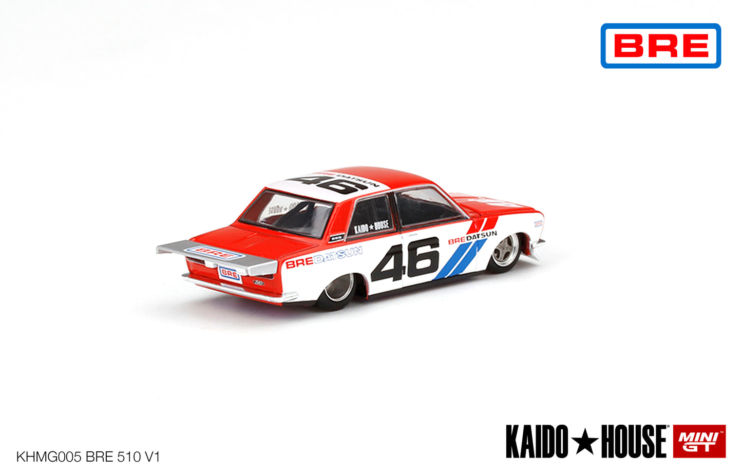 Mini GT Kaido House 005 Datsun 510 Pro Street BRE510 V1 1:64