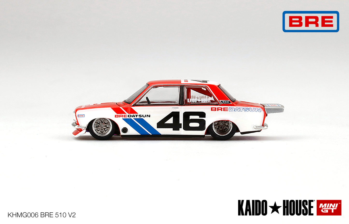 Mini GT Kaido House 006 Datsun 510 Pro Street BRE510 V2 1:64