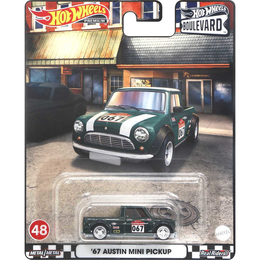 Hot Wheels Boulevard 67 Austin Mini Pickup Green 1:64