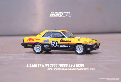 Inno64 Nissan Skyline 2000 Turbo RS X DR30 #50 Hasemi Motorsport Dunlop 1:64