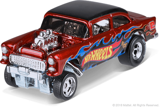 BAD PROTECTOR Hot Wheels Mail in 55 Chevy Bel Air Gasser 1:64