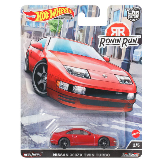 Hot Wheels Ronin Run Nissan 300ZX Twin Turbo Red 1:64