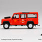 Mini GT Mijo Exclusives 152 Land Rover Defender 110 UK Royal Mail Post Bus 1:64