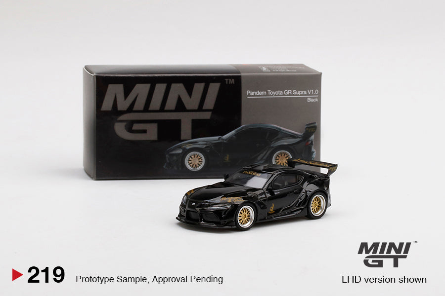Mini GT Mijo Exclusive 219 Pandem Toyota GR Supra V1.0 Black 1:64