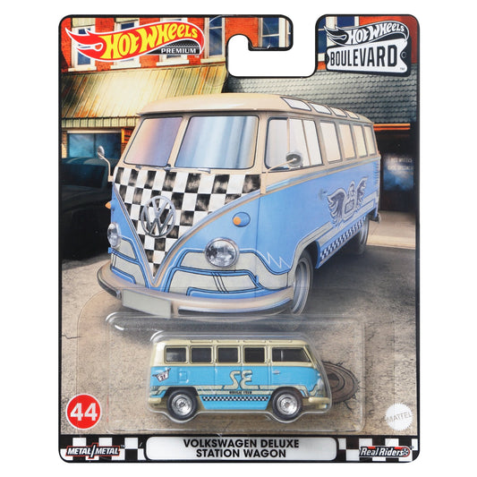 Hot Wheels Boulevard Volkswagen Deluxe Station Wagon with Sterling Protector Case 1:64