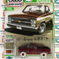 CHASE ULTRA RED Auto World 1983 Chevy Silverado 10 Pickup Truck Light Bronze Poly Almond 1:64