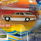 CHASE Johnny Lightning Hulls & Haulers 1973 Chevy Caprice with Boat & Trailer Light Green Poly 1:64
