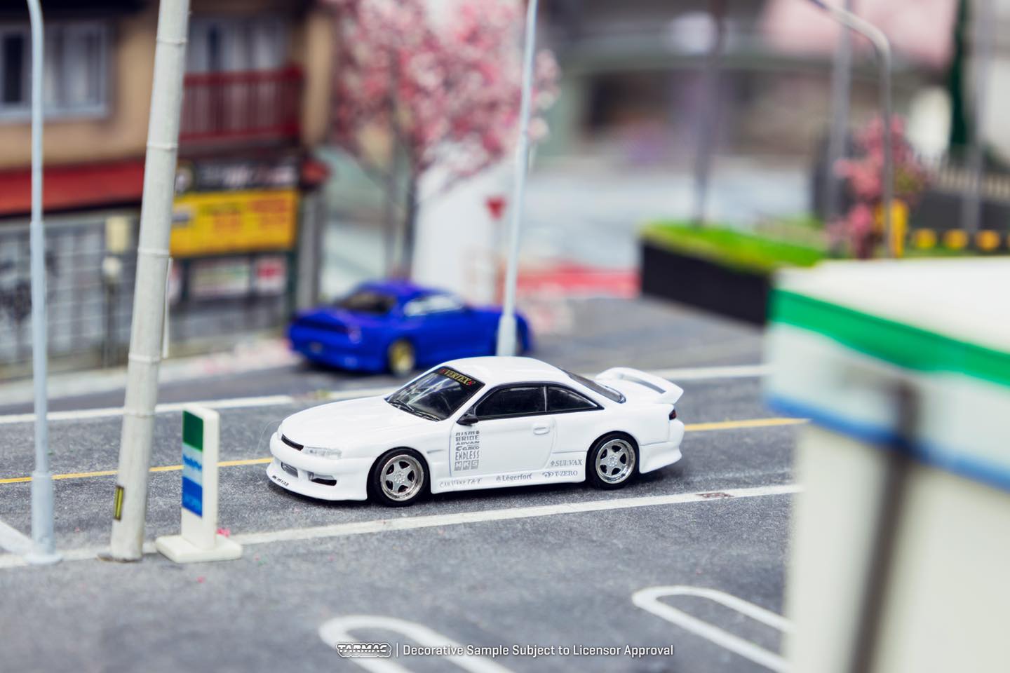 Tarmac Lamley Group Vertex Nissan Silvia S14 White 1:64