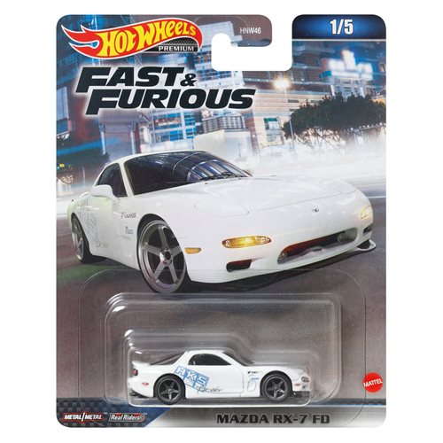 Hot Wheels Fast & Furious 2023 Mazda RX7 FD White 1:64