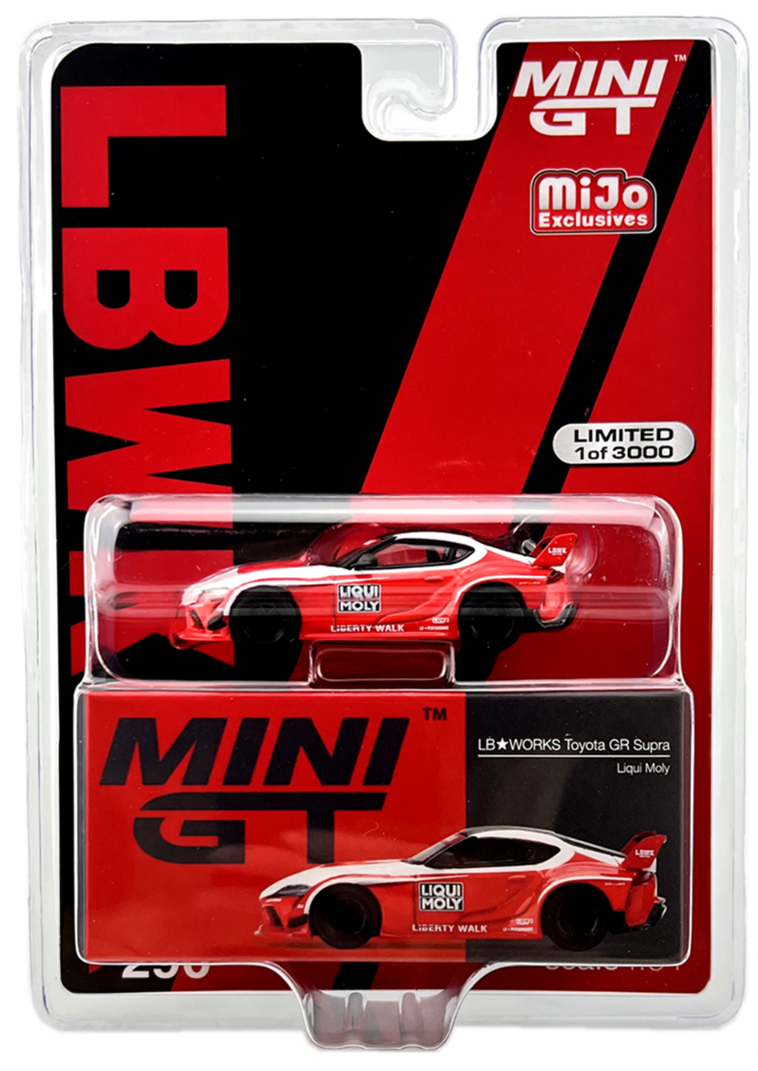 絶版 MINI GT LB★WORKS GR Supra Liqui Moly MINI GT LB-WORKS Toyota GR Supra Liqui Moly / No. 290 Unboxing