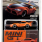 Mini GT Mijo Exclusives 294 Pandem Toyota GR Supra V1.0 Orange 1:64