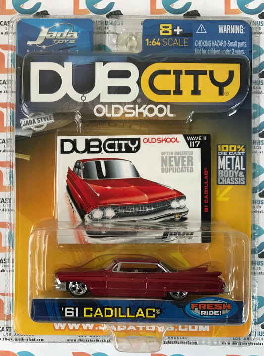 Jada Toys Dub City Oldskool 61 Cadillac Red 1:64