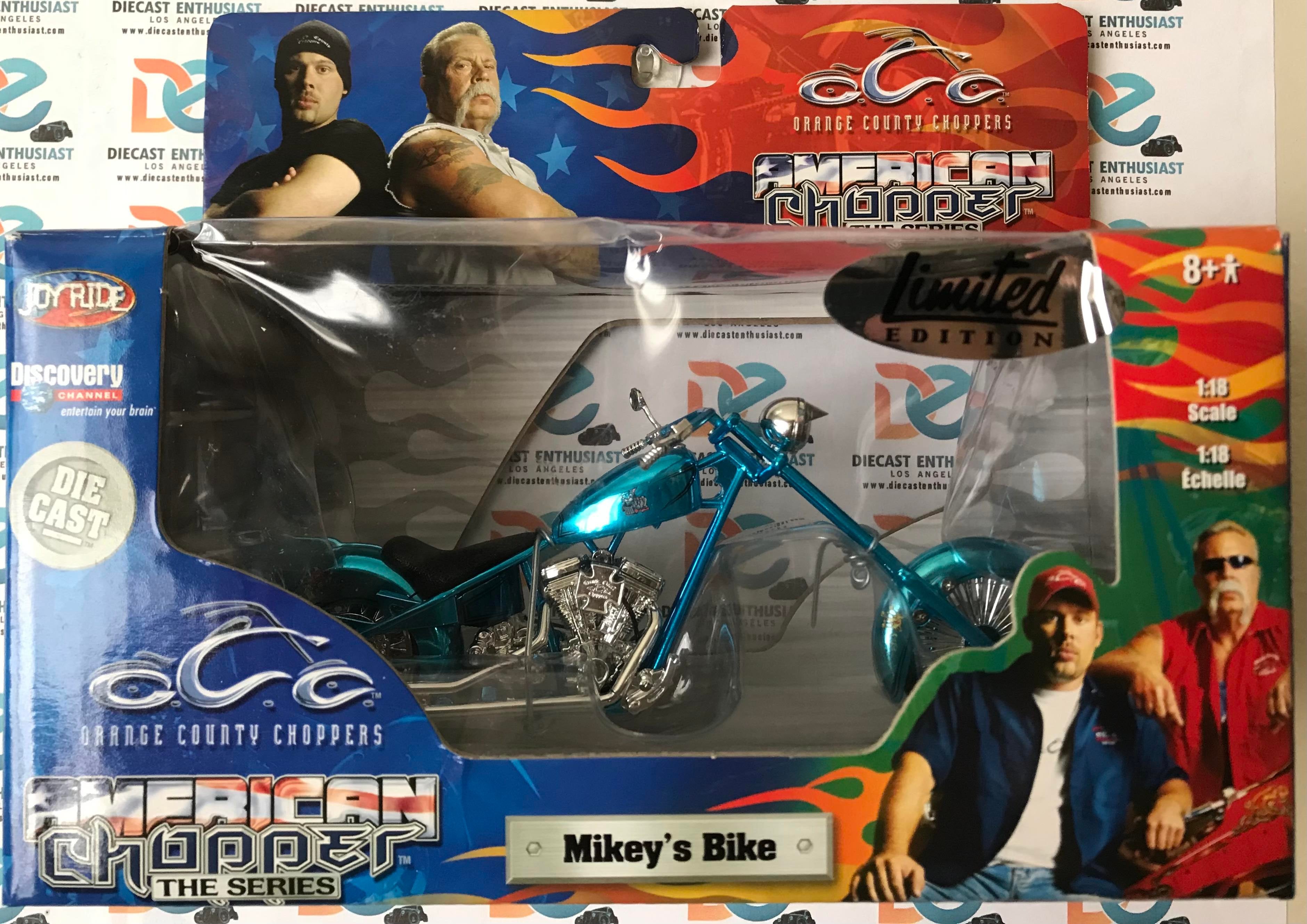 Joy Ride OCC Orange County Choppers Mikey's Bike Blue 1:18