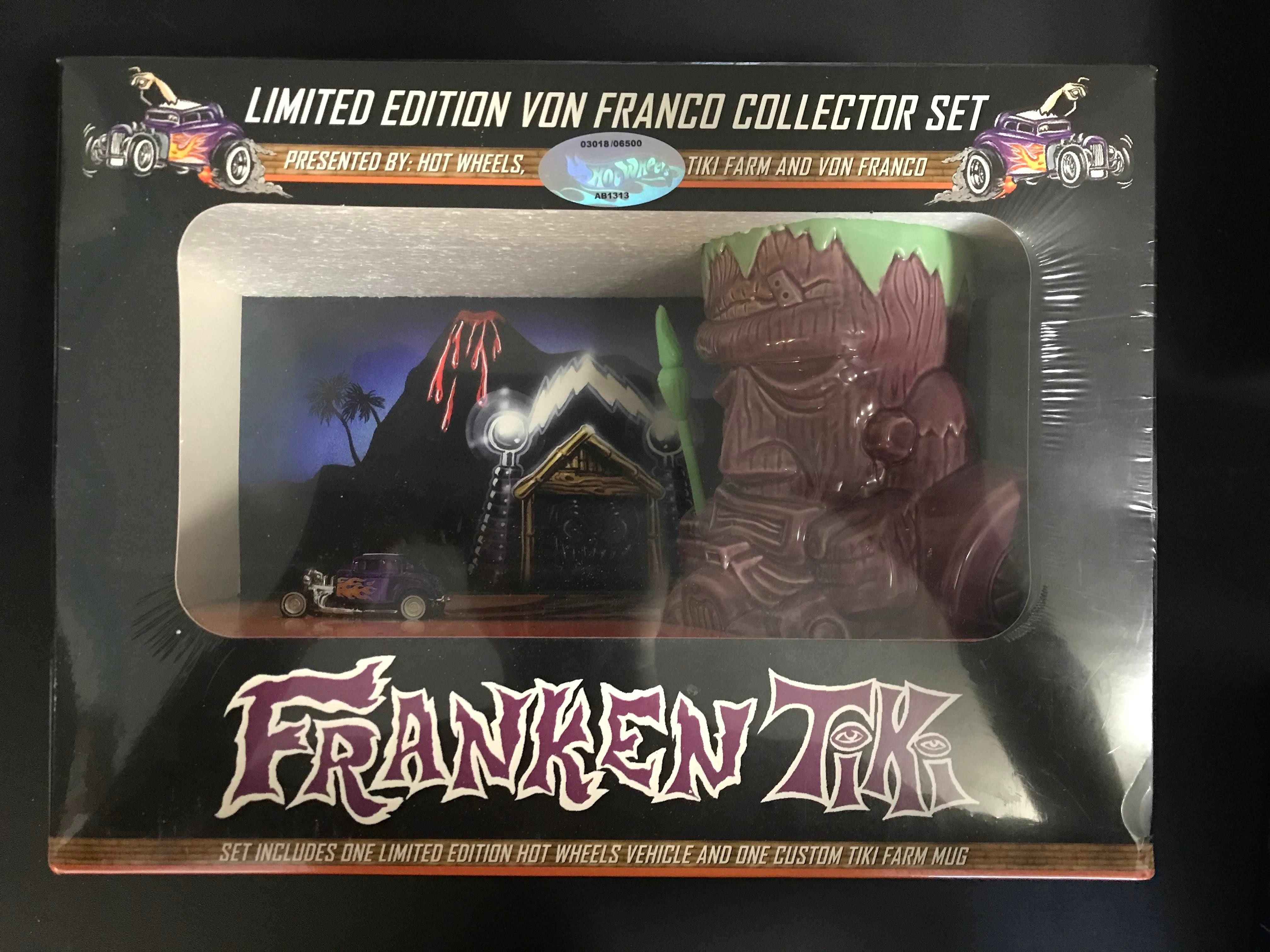 Hot Wheels Franken Tiki Von Franco Collector Set 32 Ford Purple 1:64