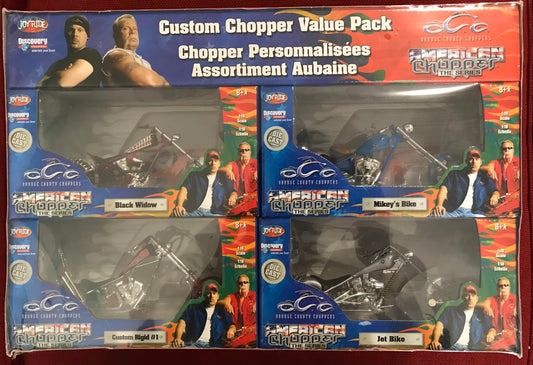 Joy Ride OCC Orange County Choppers  Black Widow Mikey's Bike Custom Rigid #1 Jet Bike 1:18