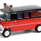 Greenlight Chicago Fire Department 1969 Ford Club Wagon Ambulance 1:64