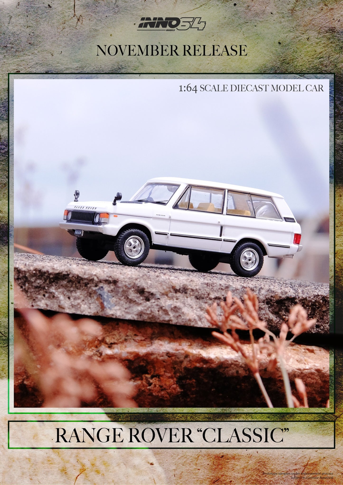 Inno64 Range Rover Classic White 1:64