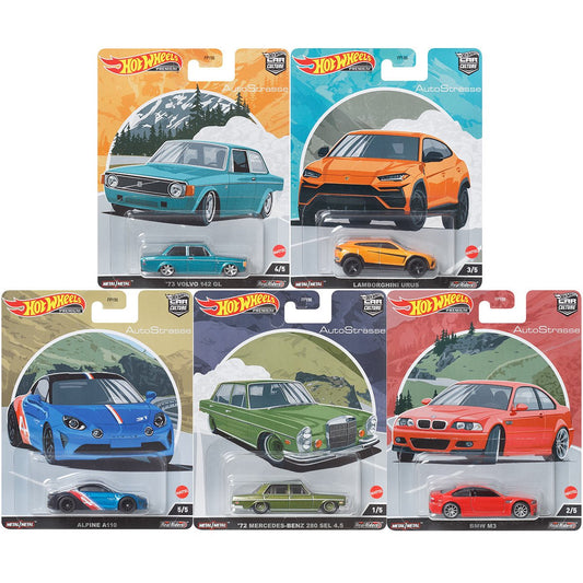 Hot Wheels Auto Strasse Set of 5 1:64