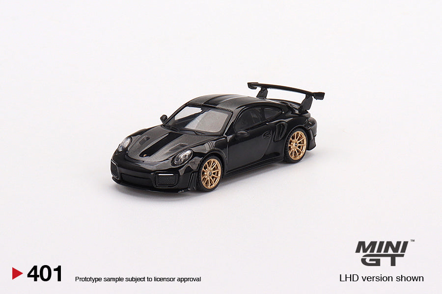 Mini GT Box Packaging Asian Release 401 Porsche 911(991) GT2 RS Weissach Black 1:64