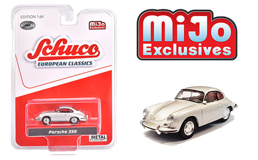 Schuco Mijo Exclusives Porsche 356 Silver 1:64