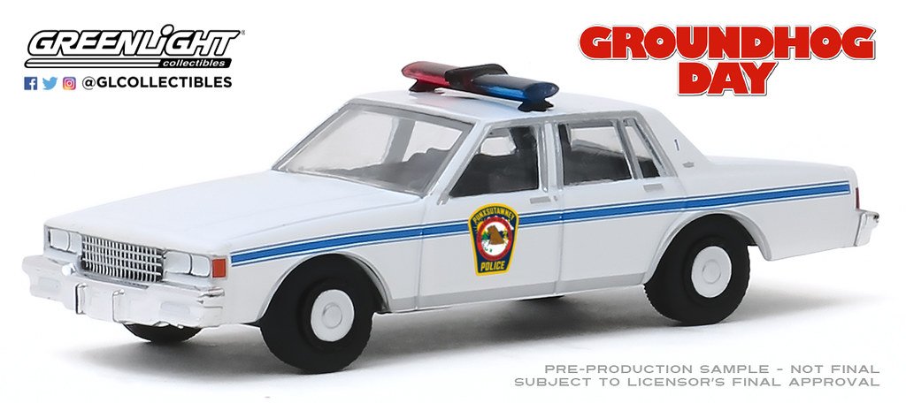 Greenlight Groundhog Day 1980 Chevrolet Caprice Police 1:64