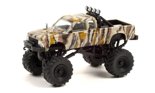 Greenlight Ace Ventura When Nature Calls 1989 Chevrolet S10 Extended Cab Monster Truck Camouflage 1:64