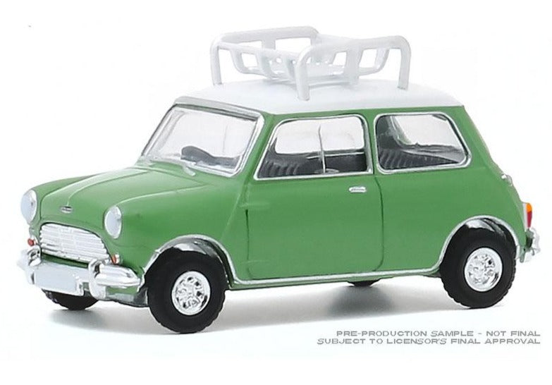 Greenlight Hot Hatches 1965 Austin Mini Cooper S Roof Rack Green 1:64