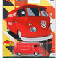 Hot Wheels Deutchland Design Volkswagen T1 Panel Bus Porsche Red with Sterling Protector Case 1:64
