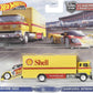 Hot Wheels Team Transport Porsche 962 & Sakura Sprinter Shell Yellow 1:64