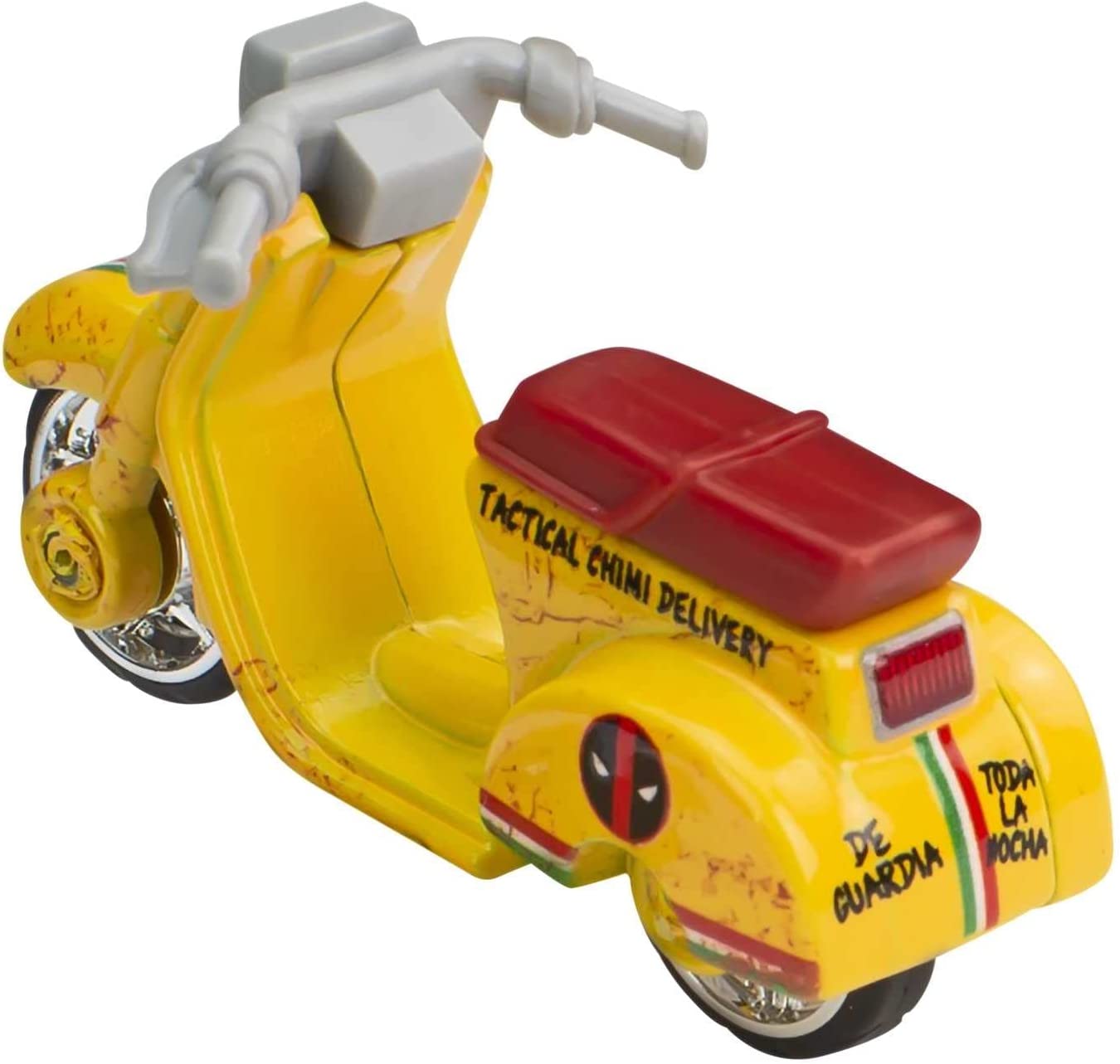 Hot Wheels Deadpool Scooter Yellow 1:64