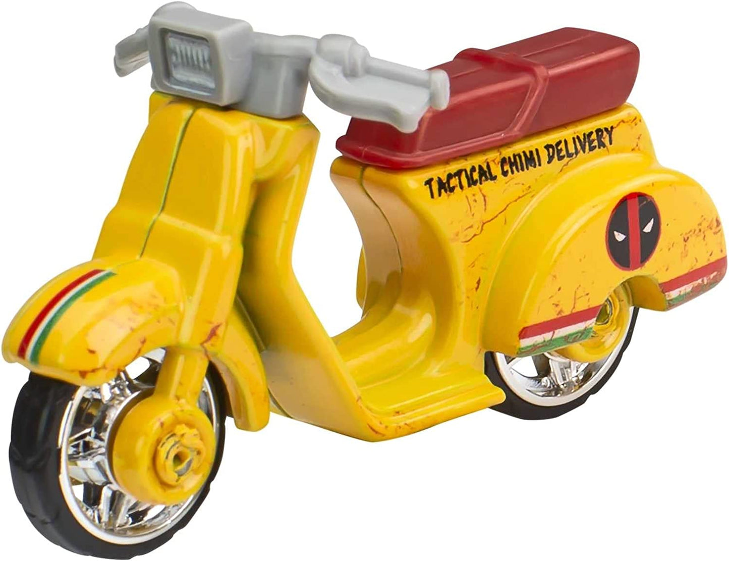 Hot Wheels Deadpool Scooter Yellow 1:64